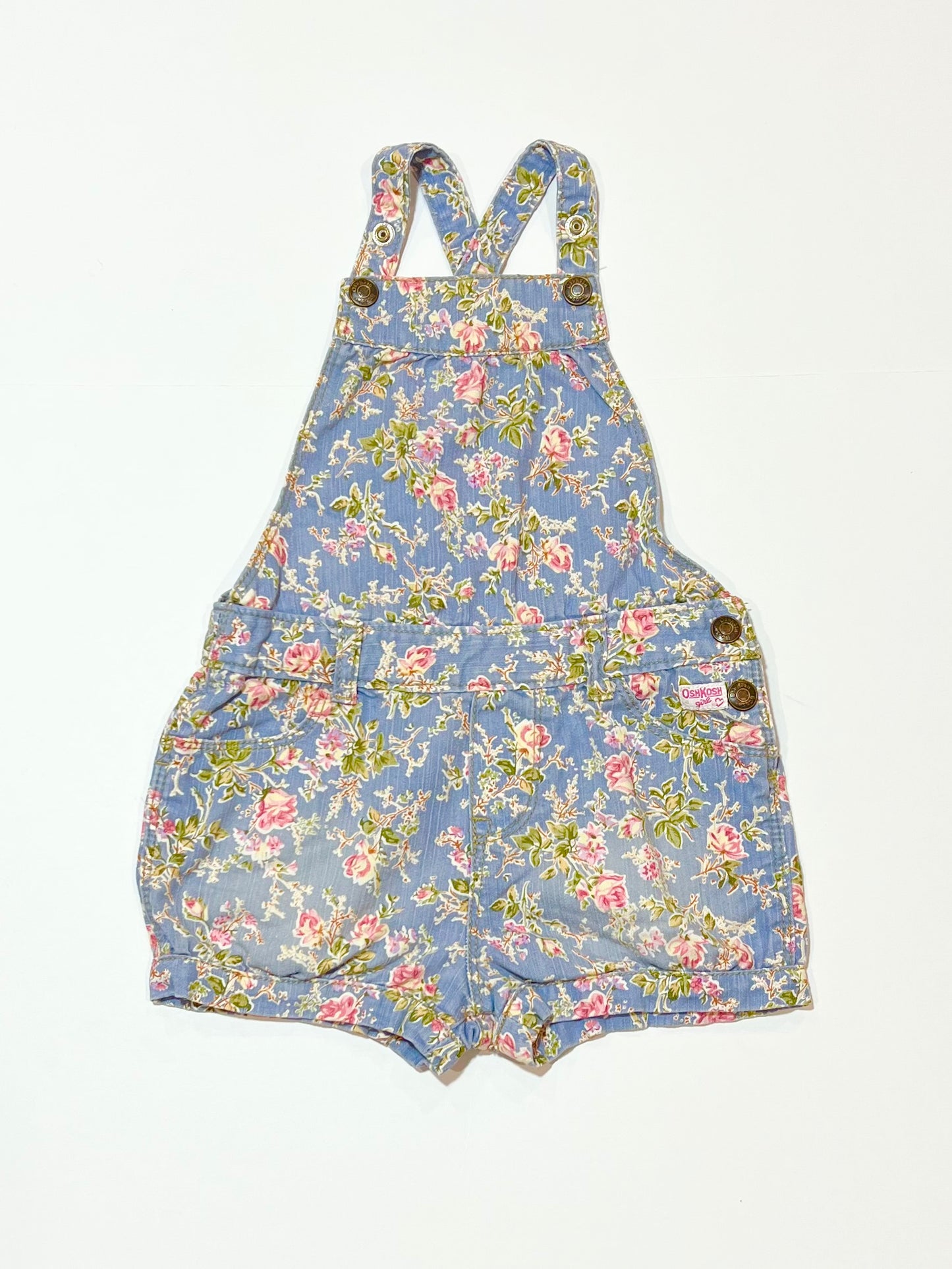 Floral overalls - Size 2