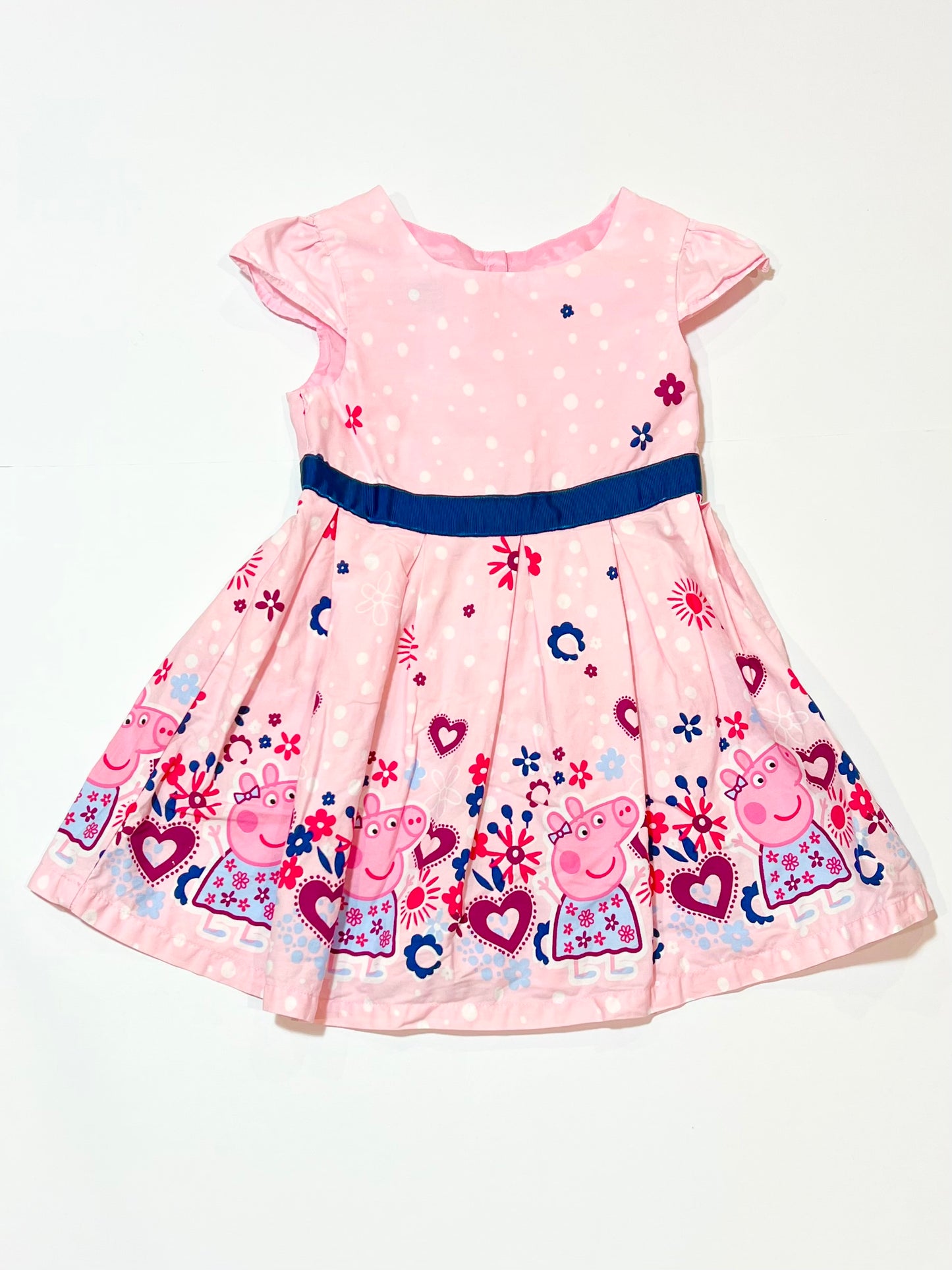 Pink Peppa dress - Size 2