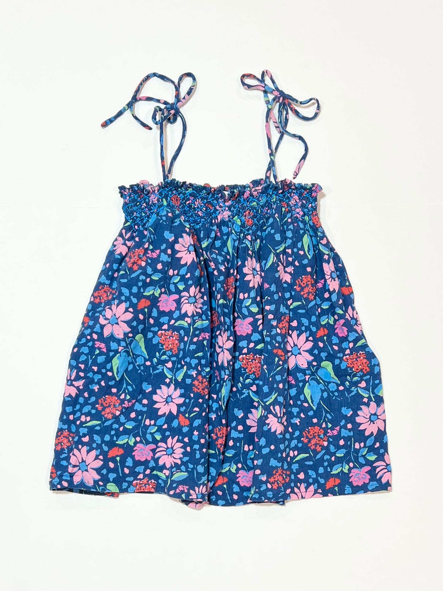 Smocked floral dress - Size 2-3