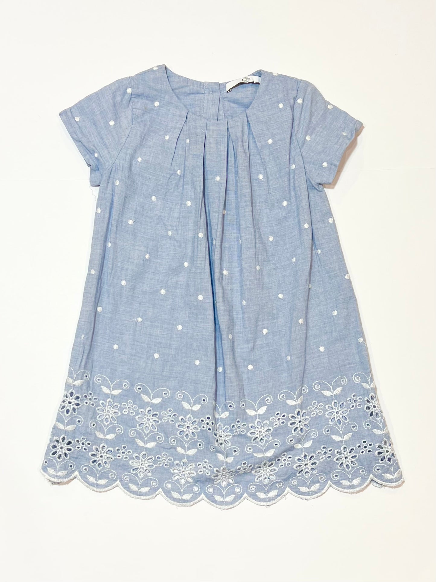 Blue spot dress - Size 2-3