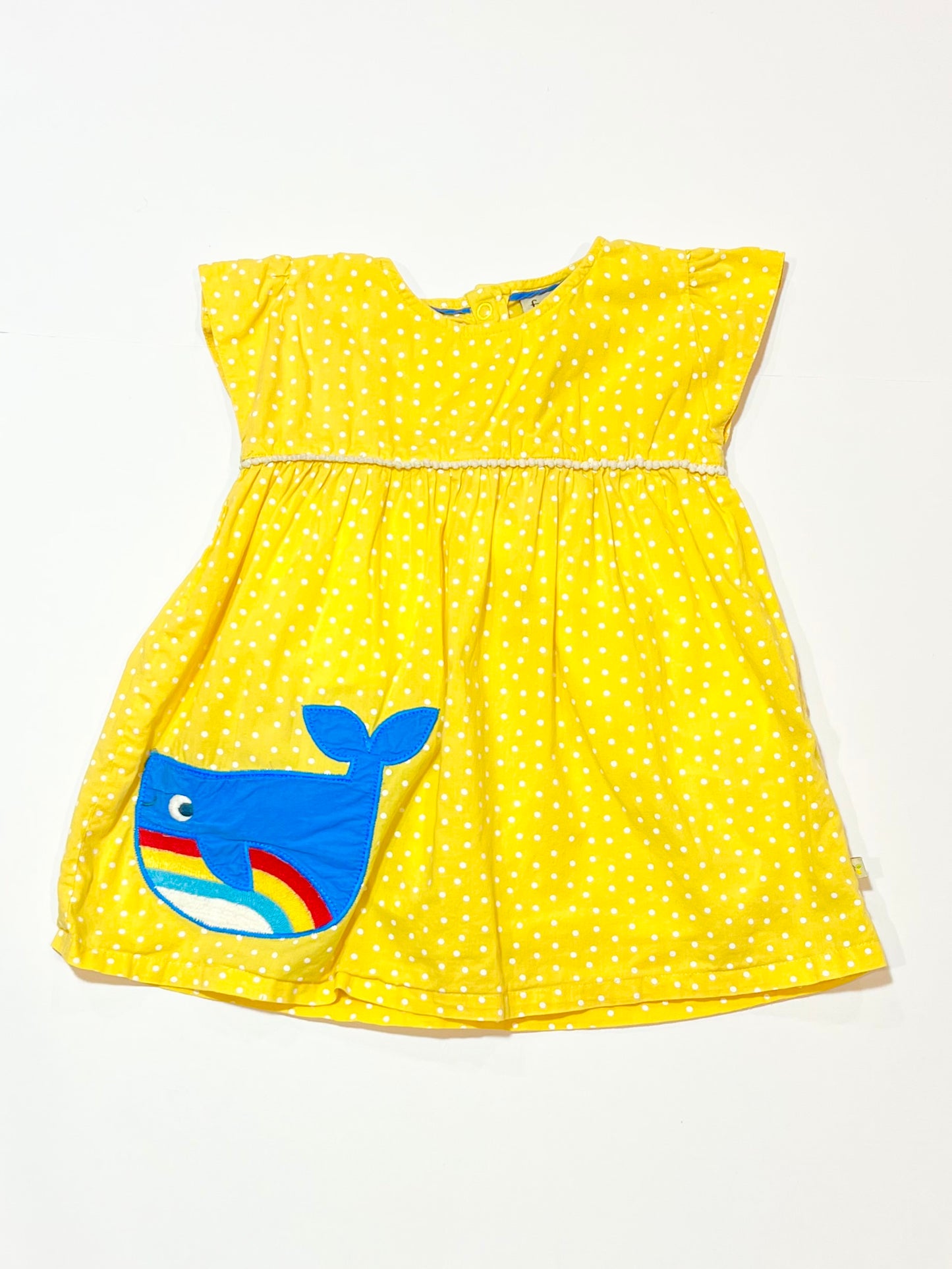 Yellow whale dress - Size 2