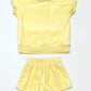 Yellow velour pyjamas - Size 1