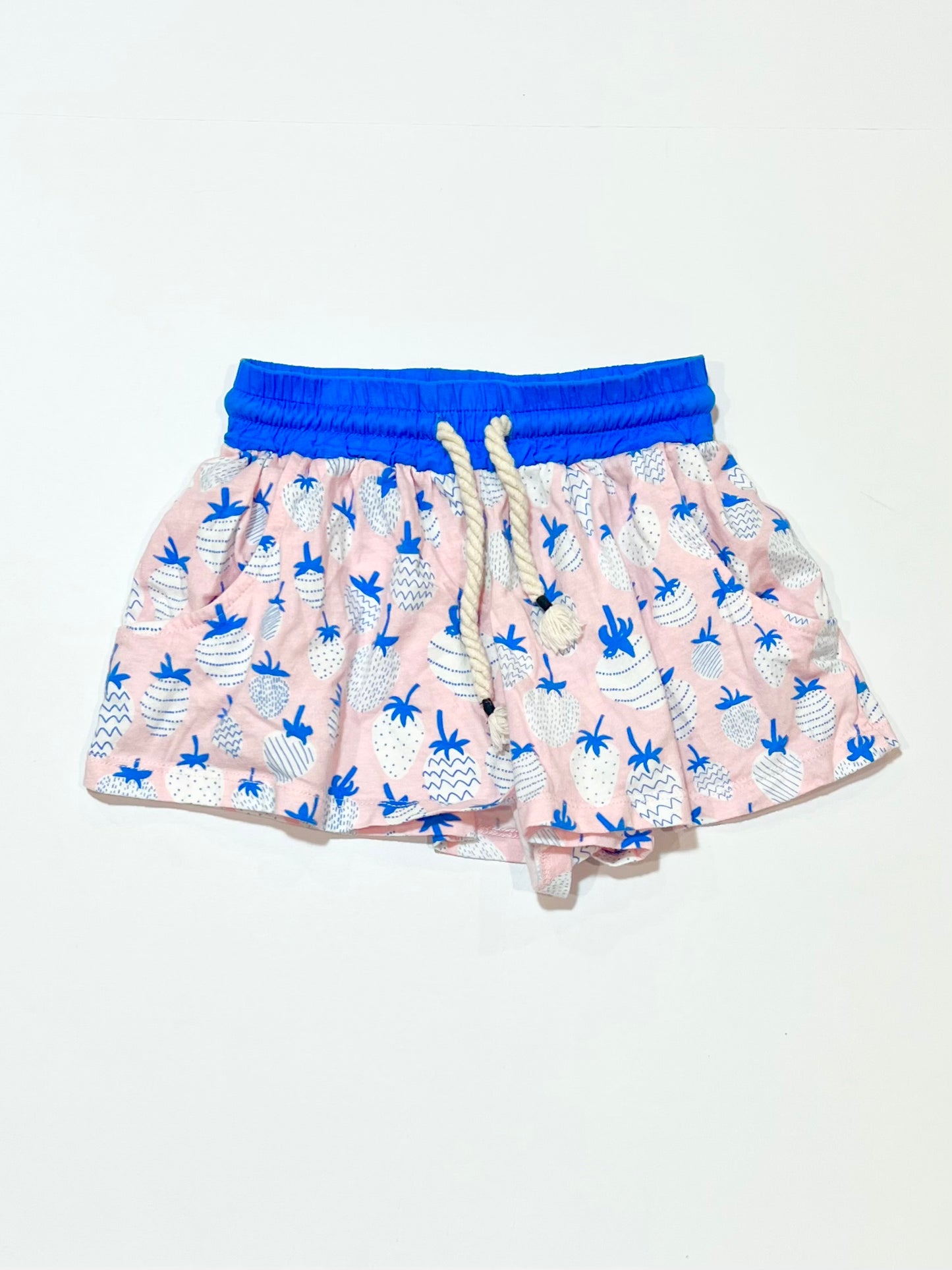 Strawberry jersey shorts - Size 1-2