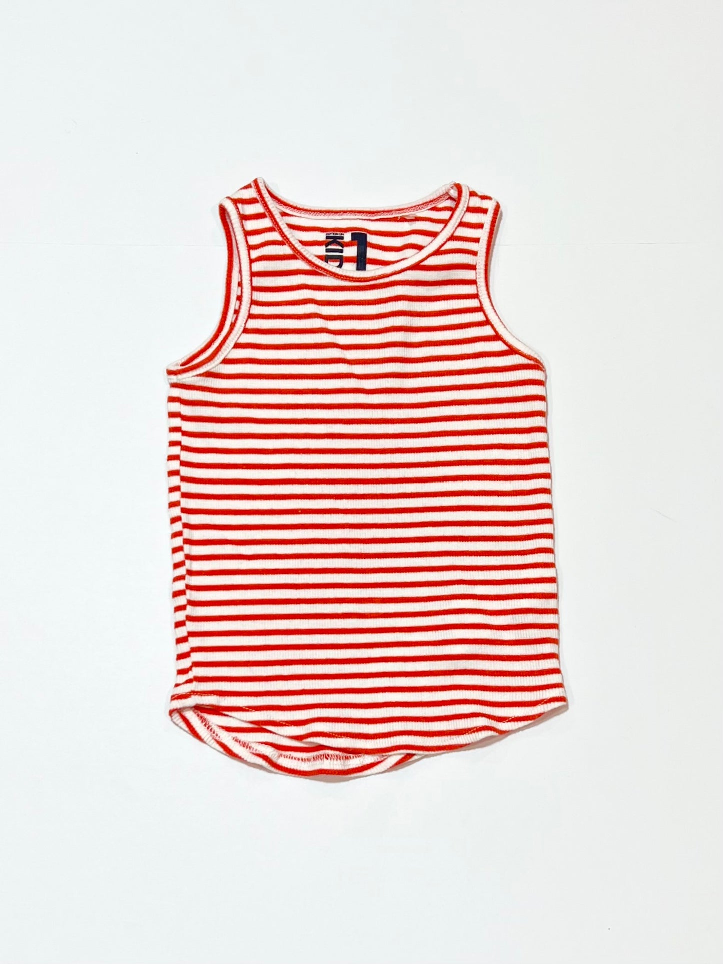 Striped ribbed tank - Size 1