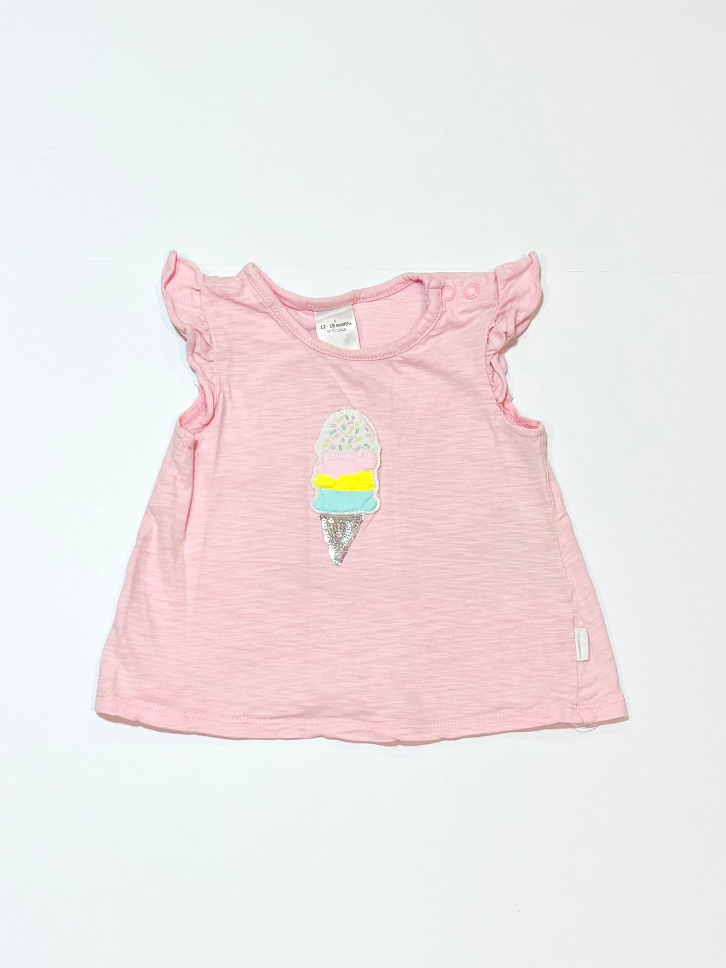 Ice cream frill tank - Size 1
