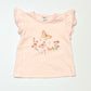 Pink butterfly tee - Size 1