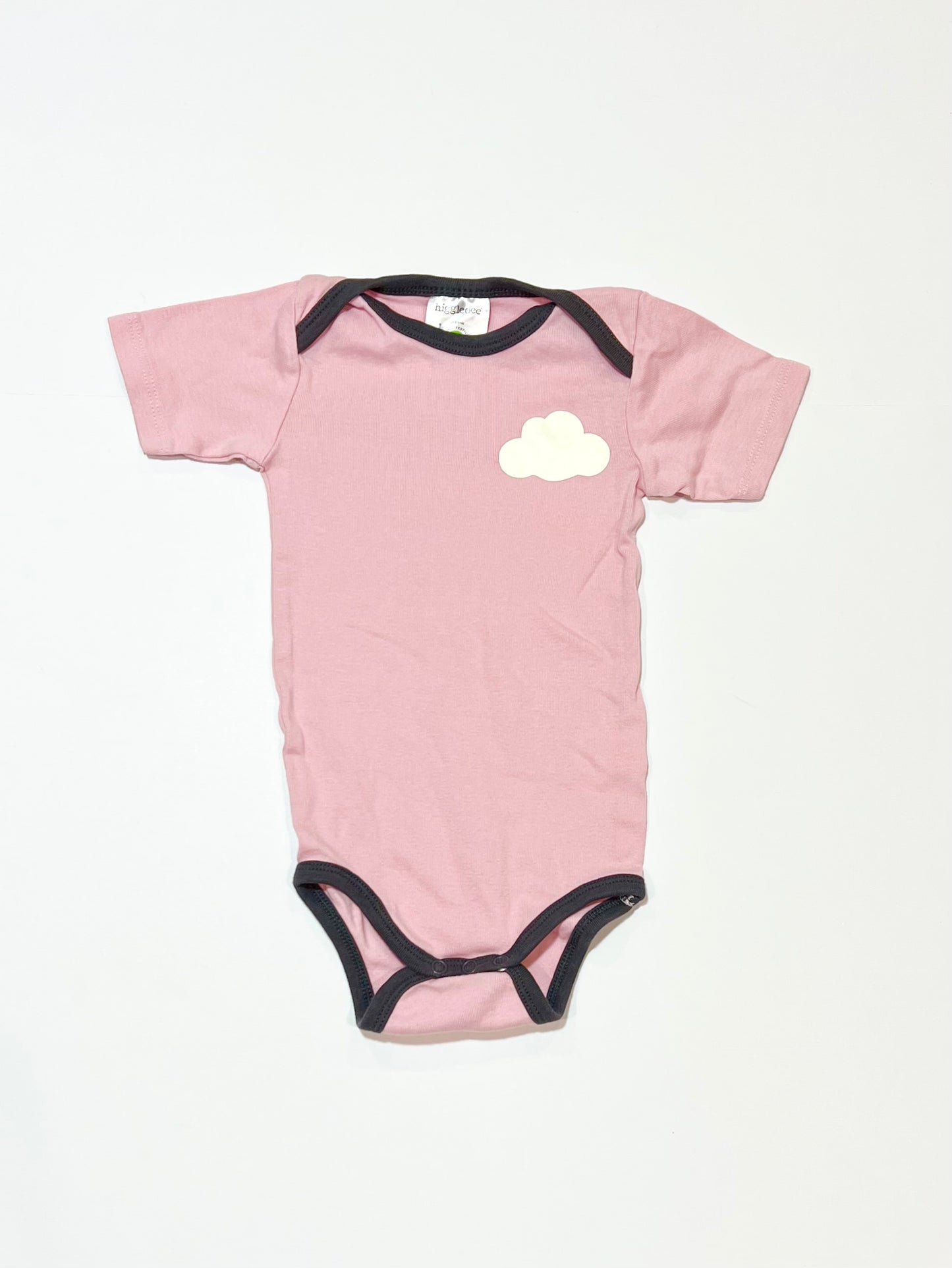 Pink cloud bodysuit - Size 1-2