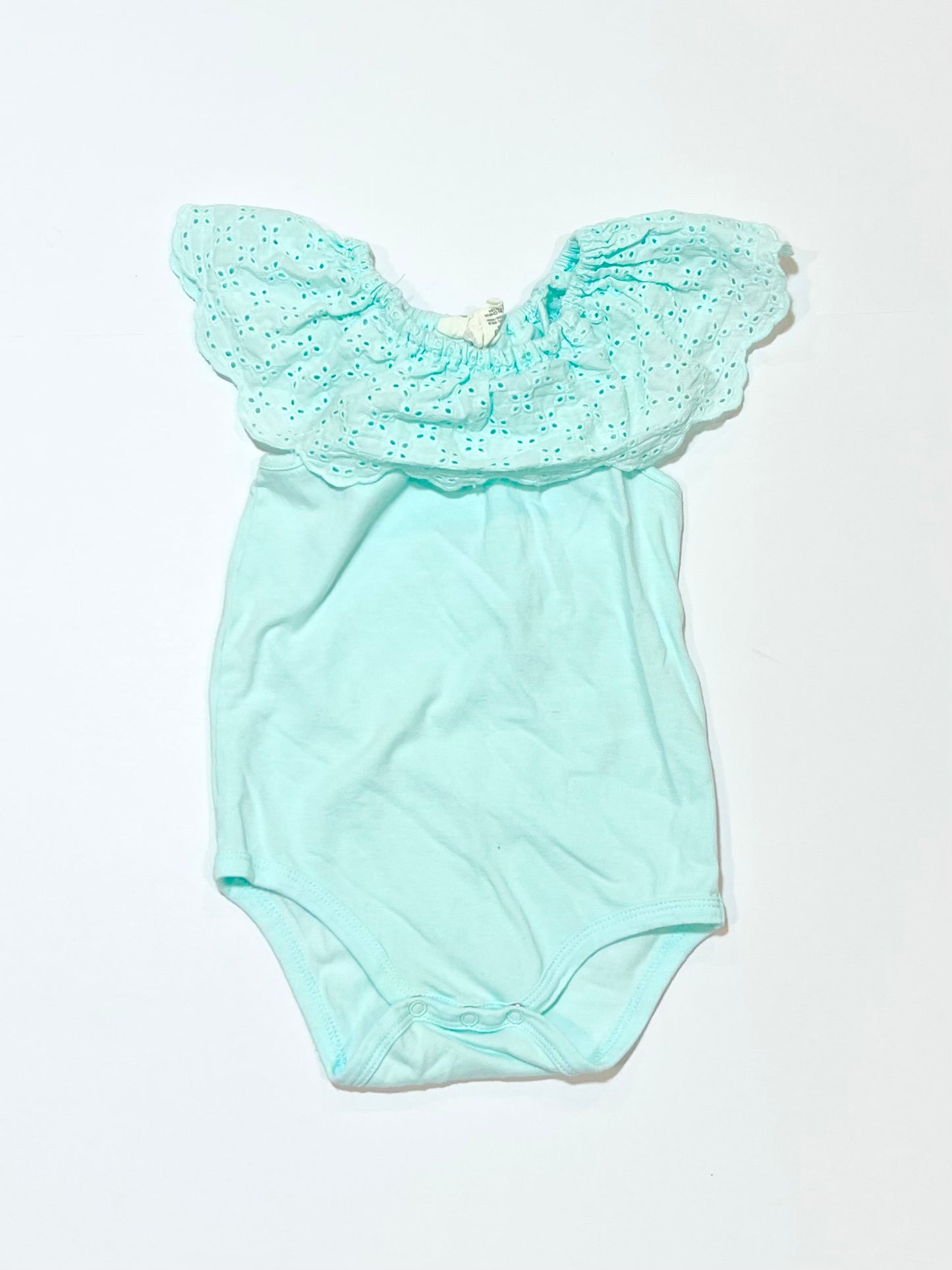 Aqua ruffle bodysuit - Size 1