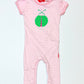 Striped ladybug romper - Size 1