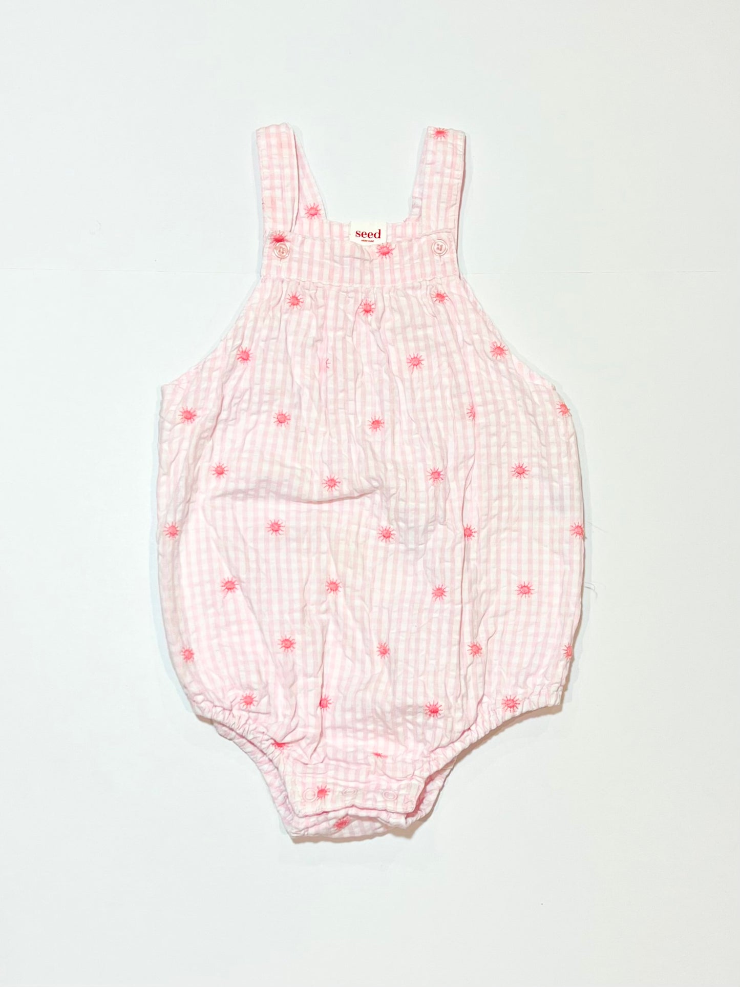 Suns seersucker romper - Size 1