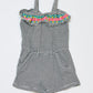 Striped playsuit - Size 1