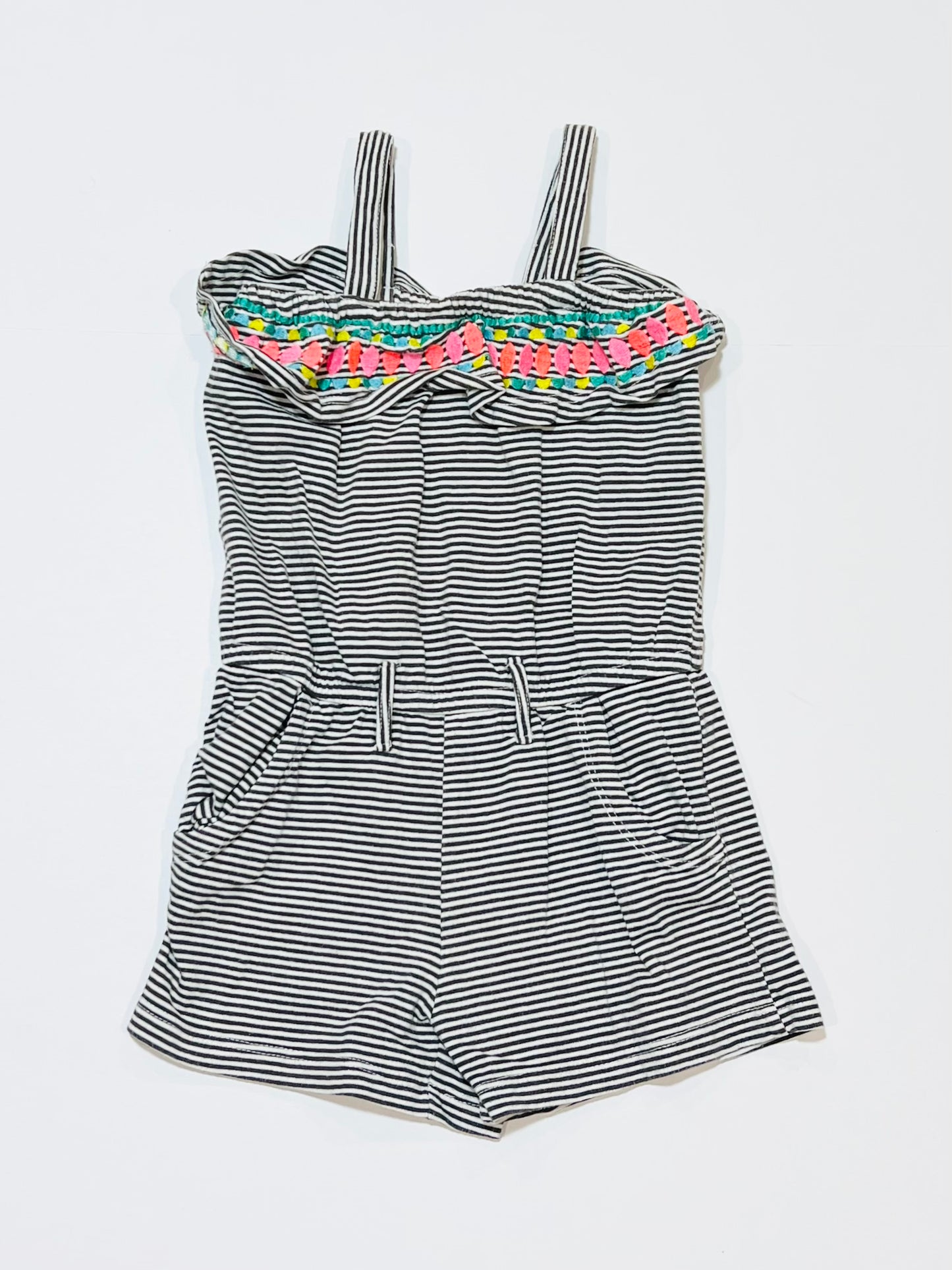 Striped playsuit - Size 1