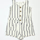 Striped playsuit - Size 1