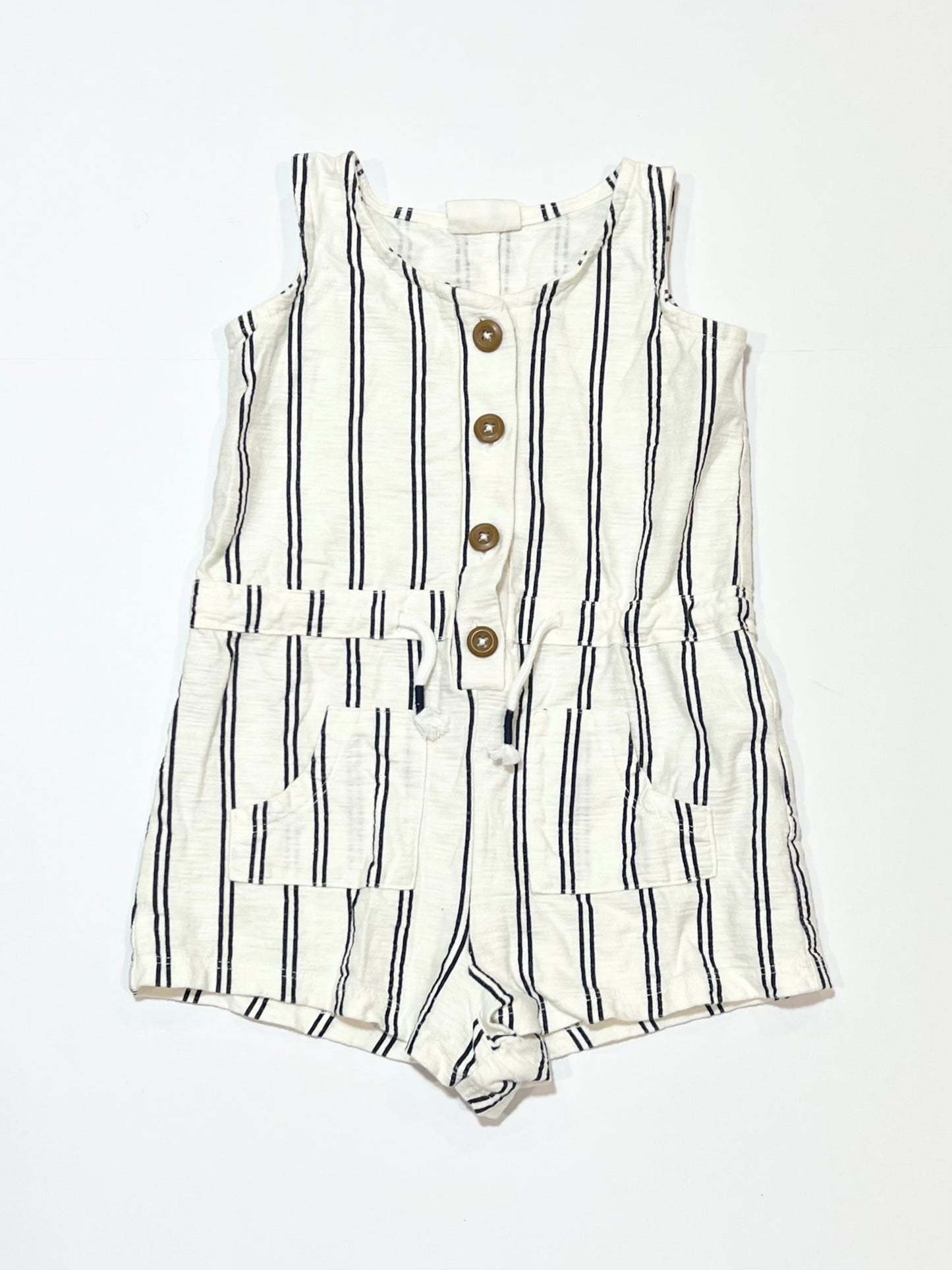 Striped playsuit - Size 1