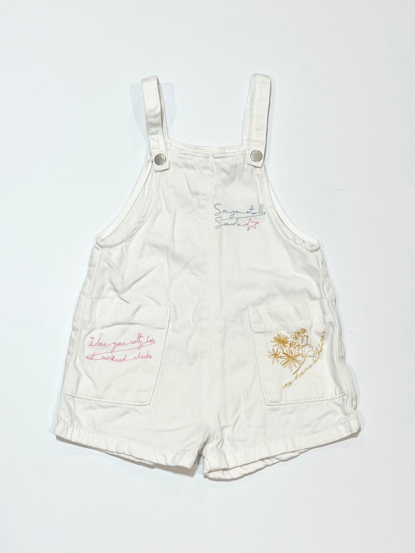 White denim overalls - Size 1