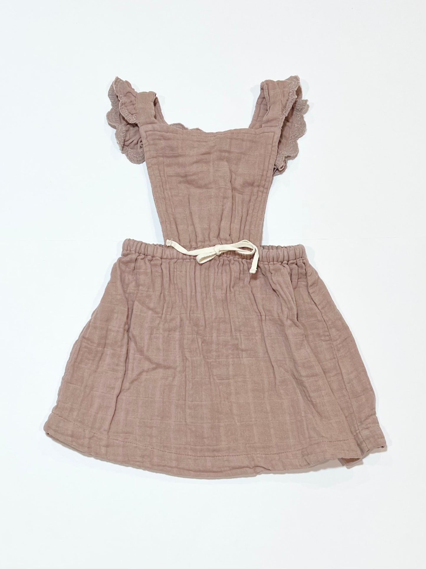 Cotton muslin pinafore - Size 1