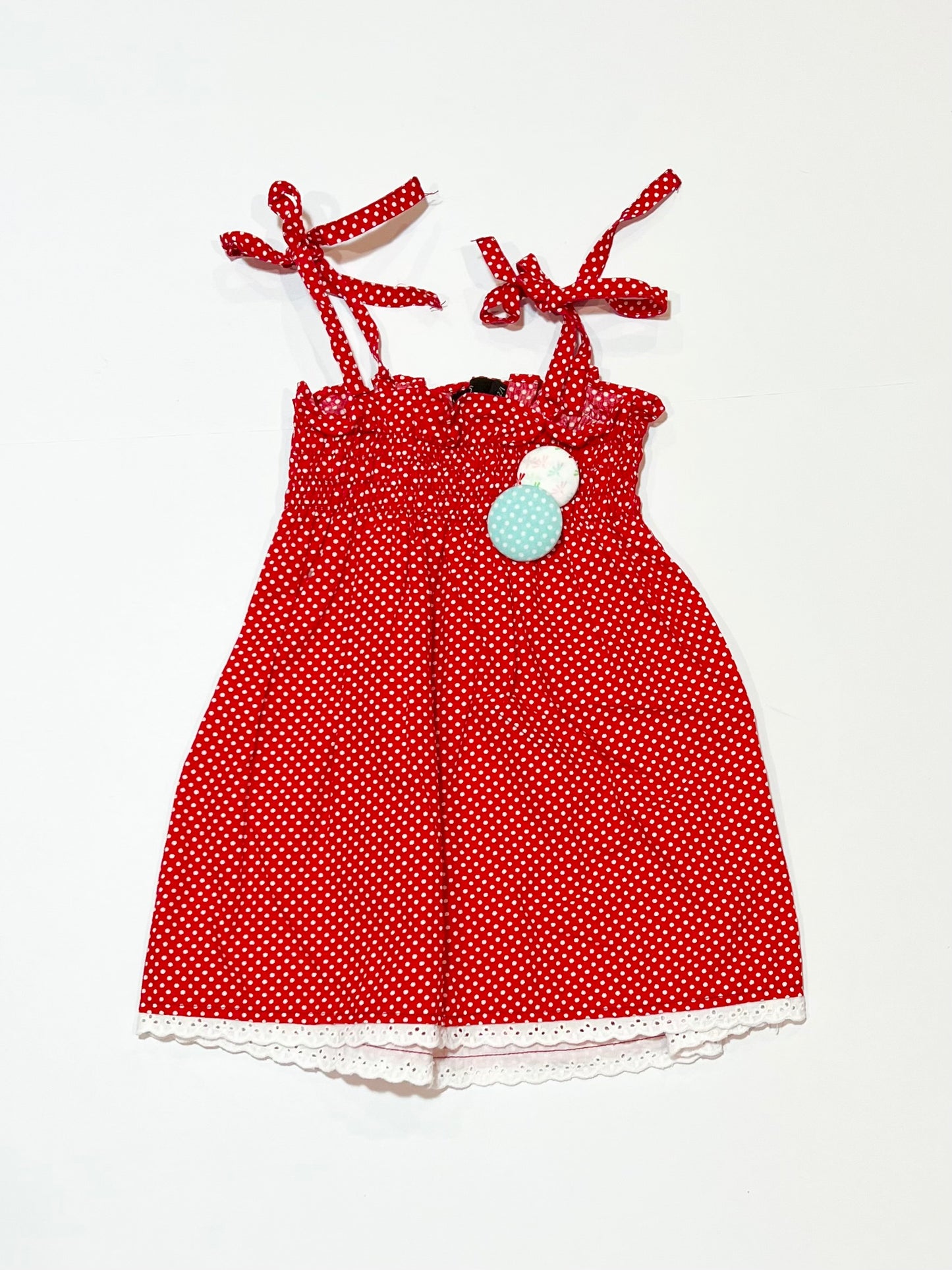 Red spotty dress - Size 1