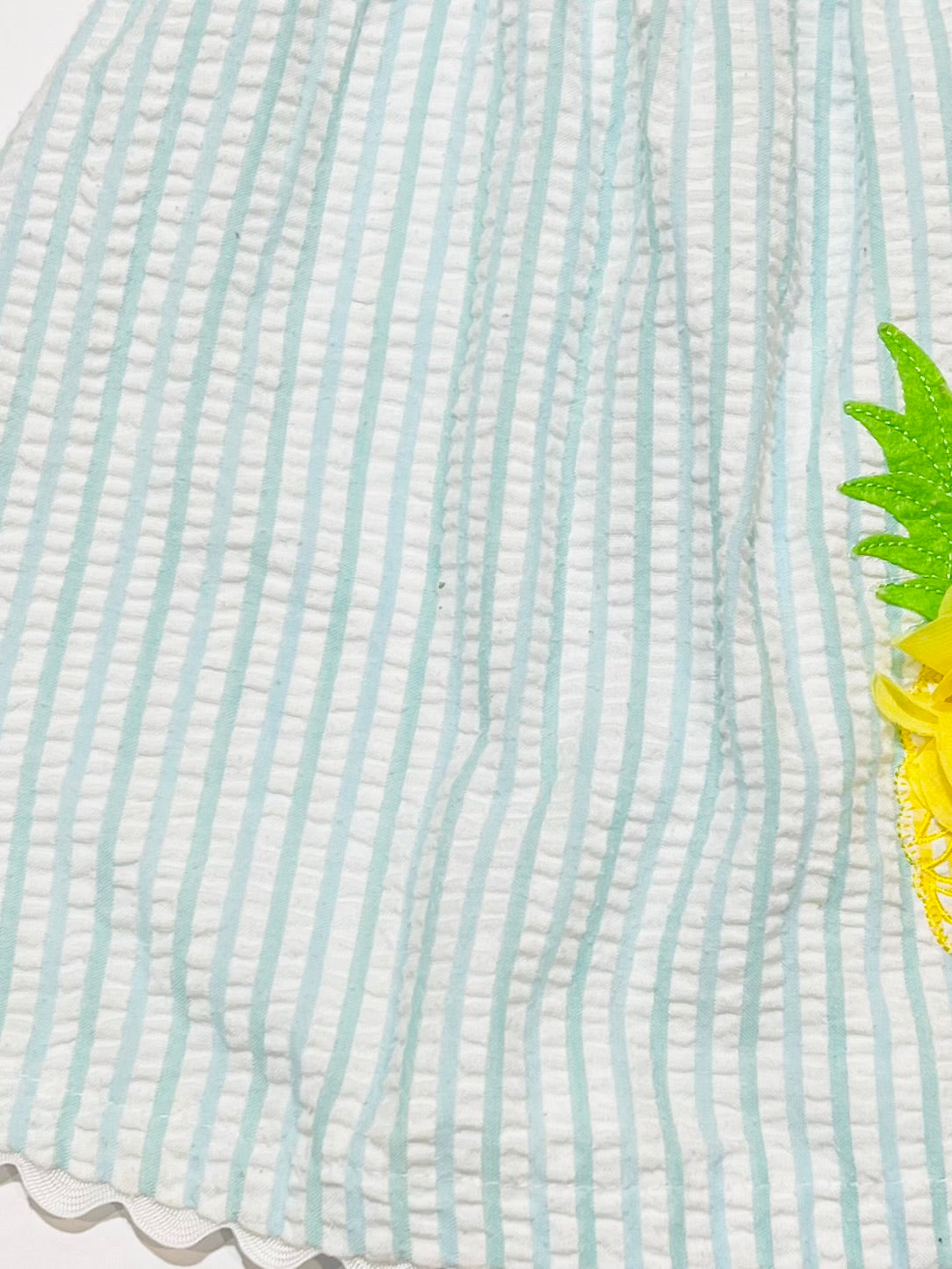 Pineapple seersucker dress - Size 1