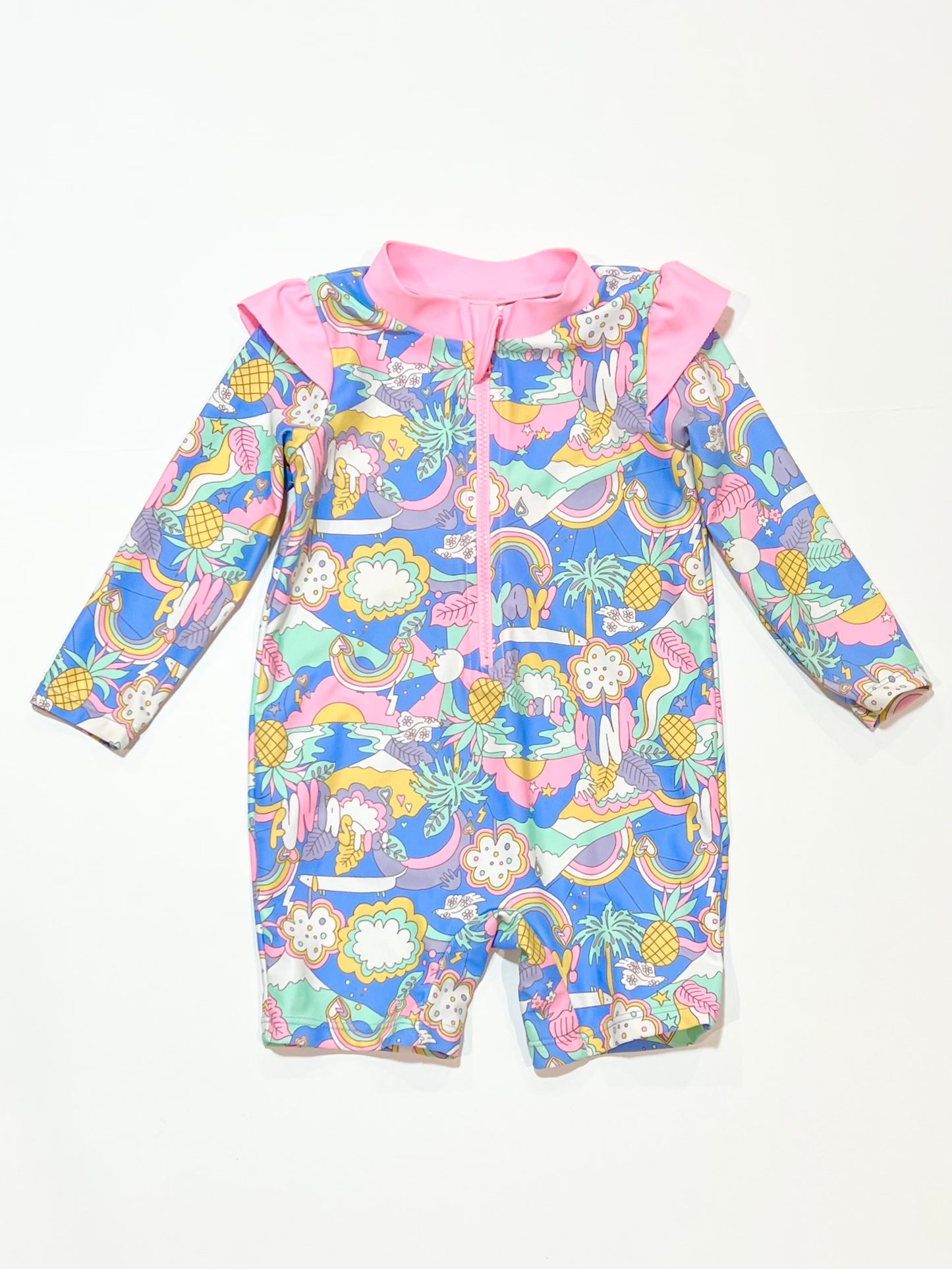 Funtastic swim suit and hat - Size 0