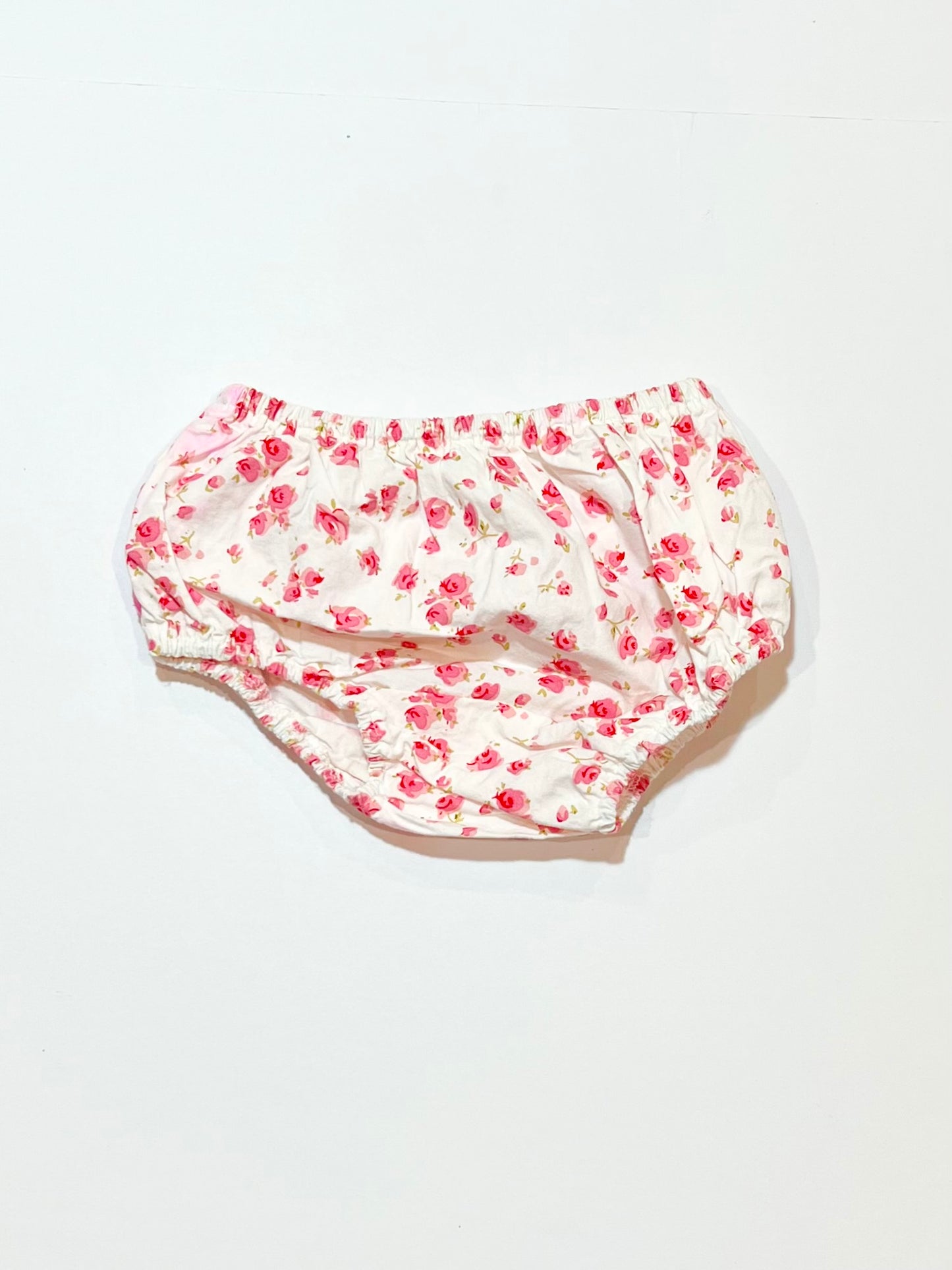 Floral ruffle nappy cover - Size 0
