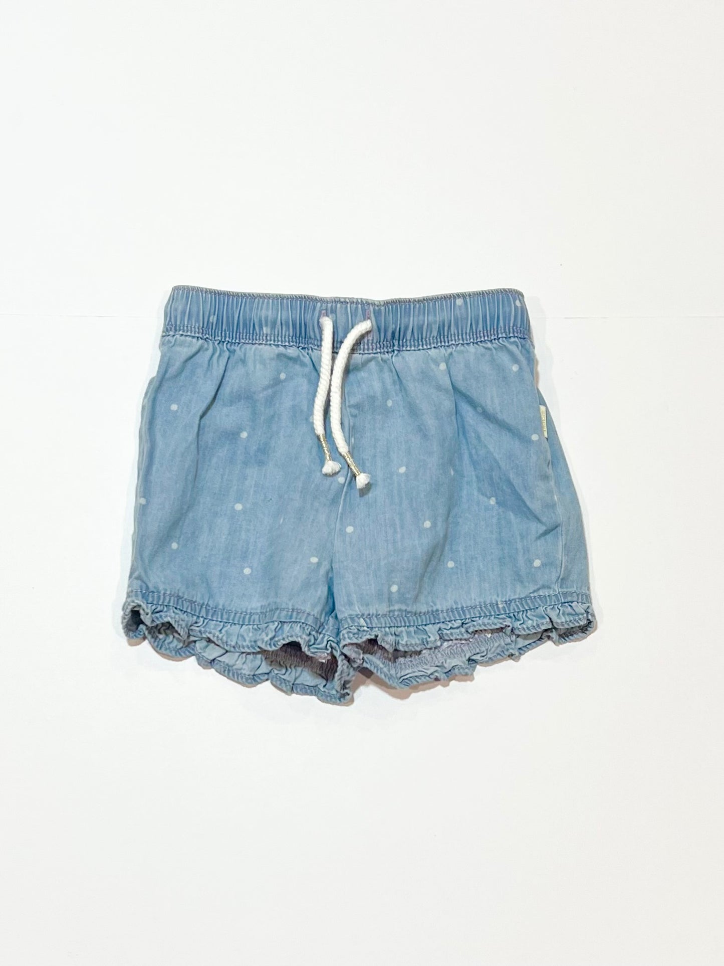Chambray shorts - Size 0