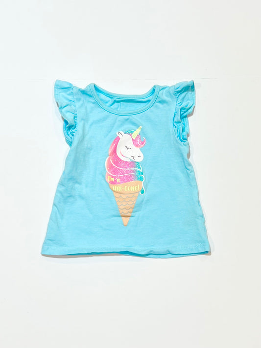 Uni-cone frill tank - Size 6-9 months