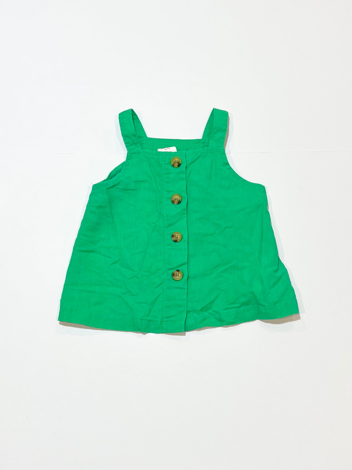 Green linen top - Size 0