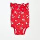Floral bodysuit - Size 6-9 months