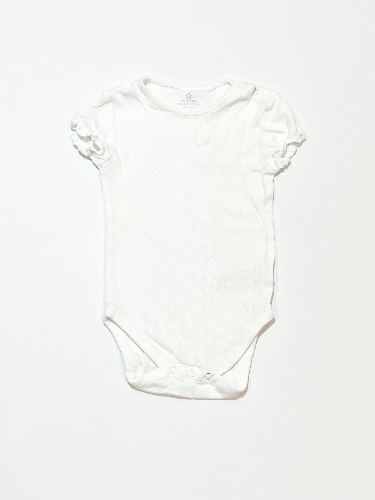 White bodysuit - Size 9-12 months