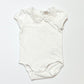 Lace collar bodysuit - Size 6-9 months
