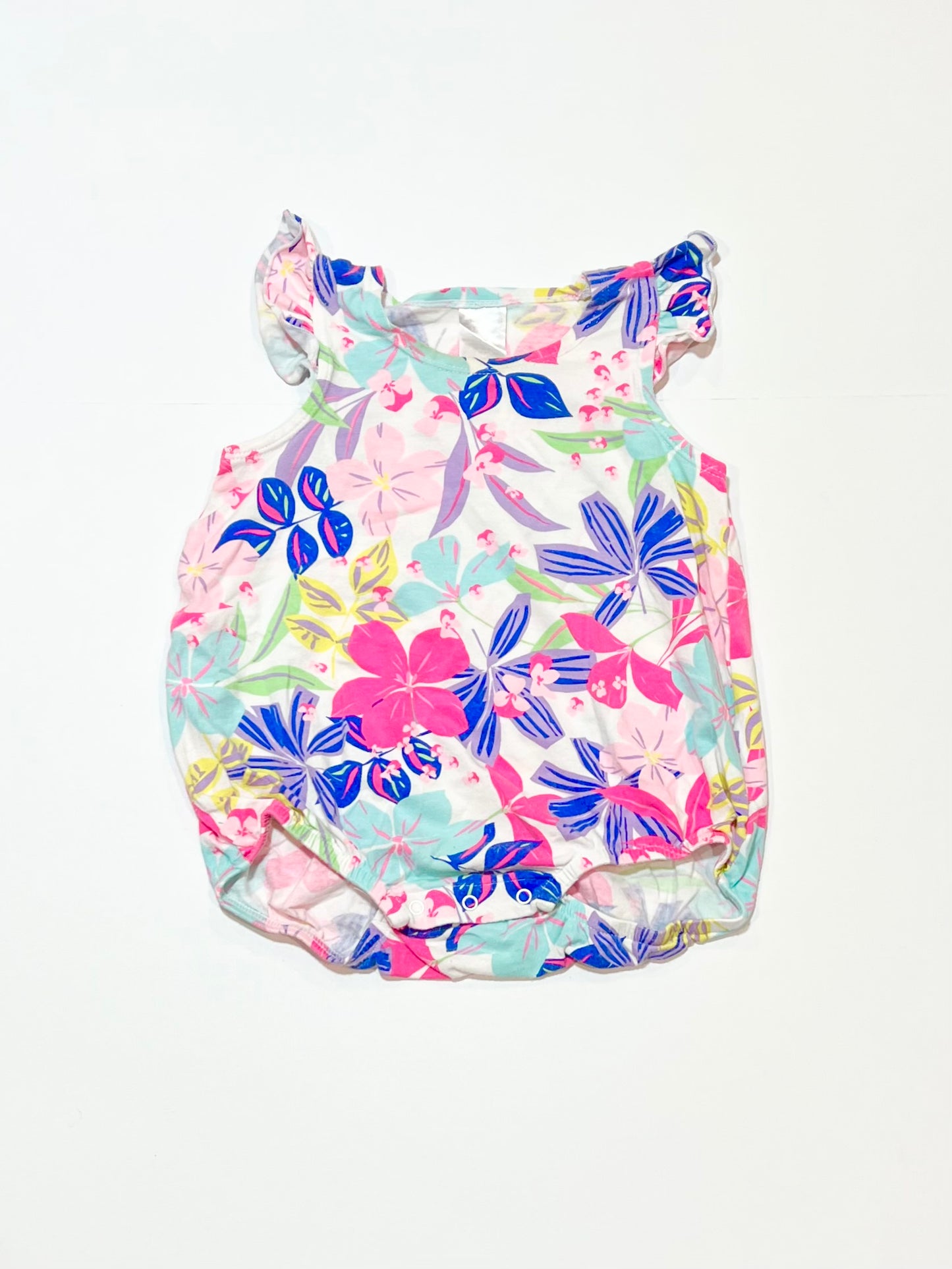 Floral bubble romper - Size 0