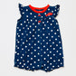Spotty crab romper - Size 9-12 months