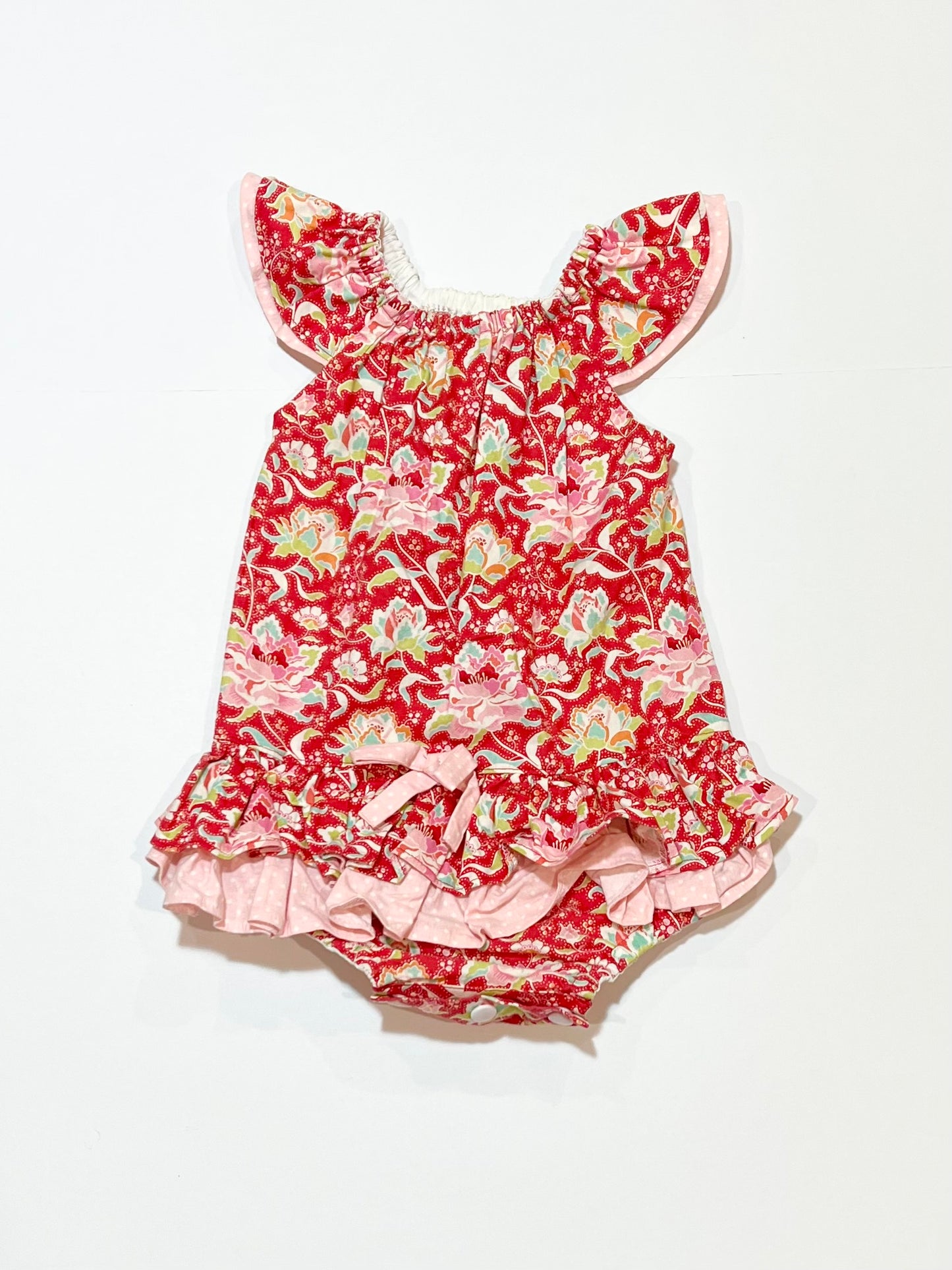 Floral ruffle romper - Size 0
