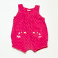 Pink spot romper - Size 0