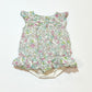 Floral romper - Size 6-9 months