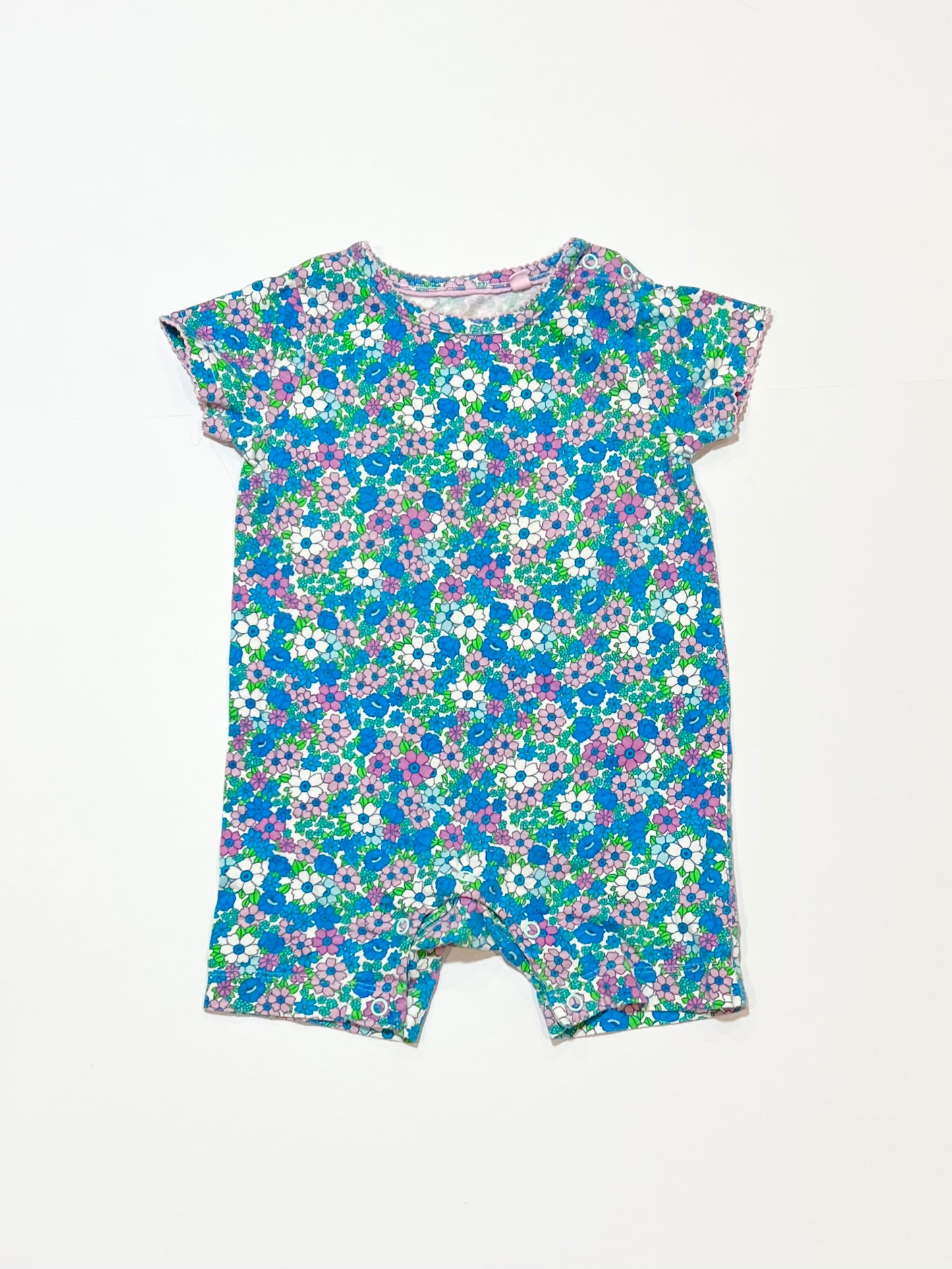 Floral romper - Size 1