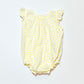 Yellow flower romper - Size 0