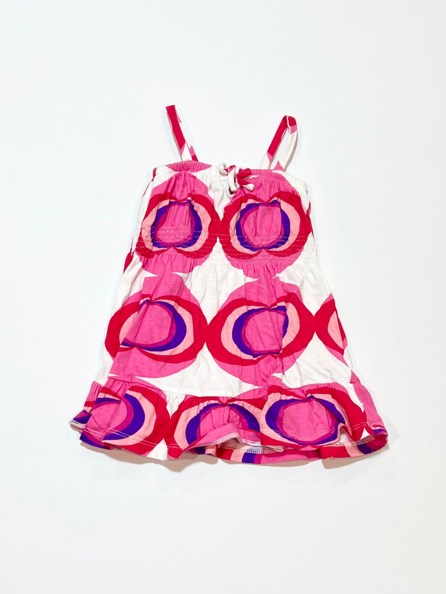 Pink circles jersey dress - Size 0