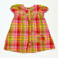 Checkered smocked dress - Size 9-12 months