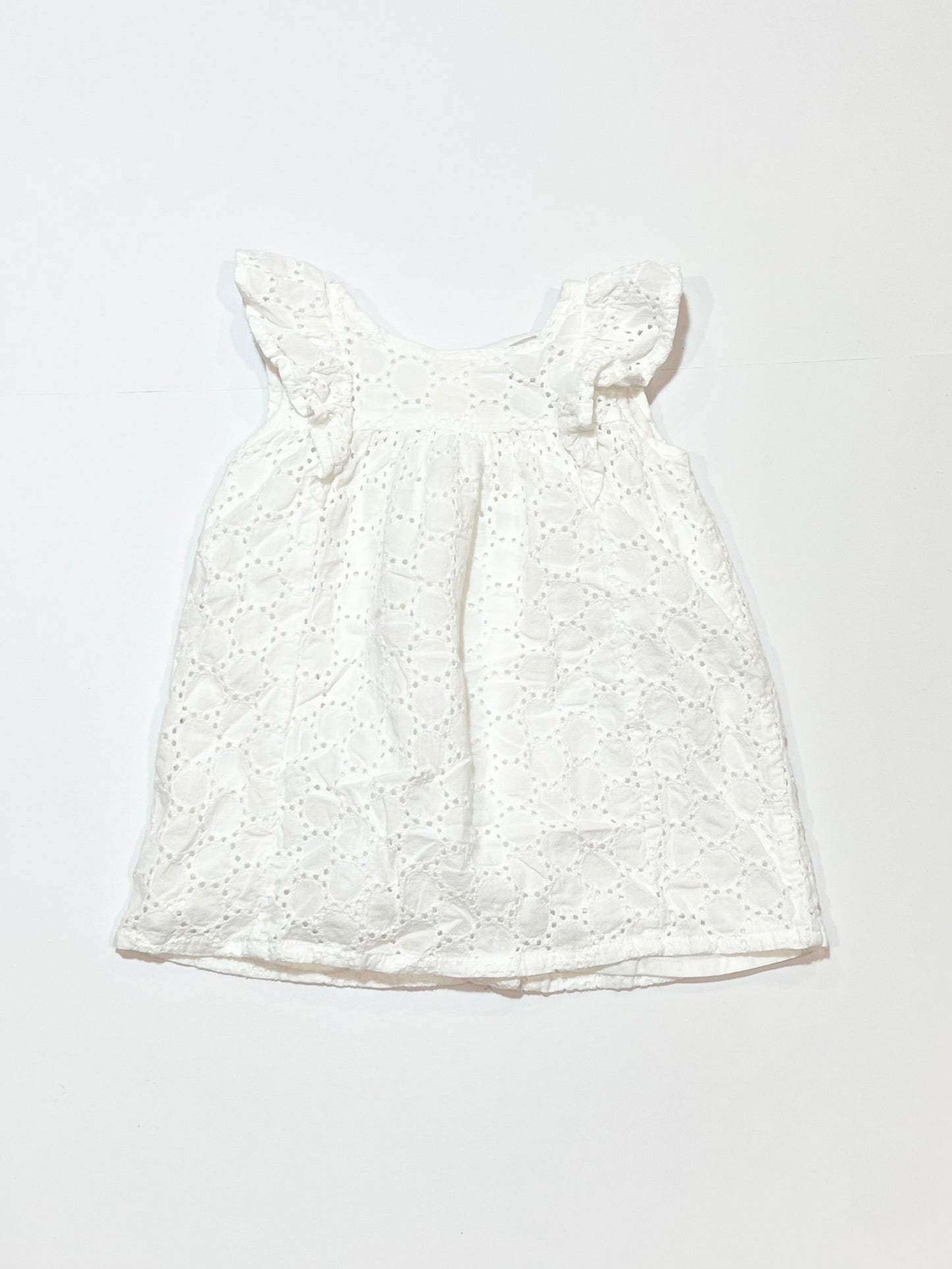 White cutwork dress - Size 0
