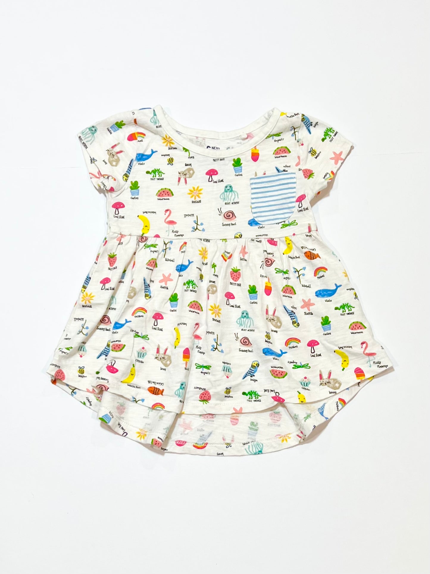 Jersey animals dress - Size 6-9 months