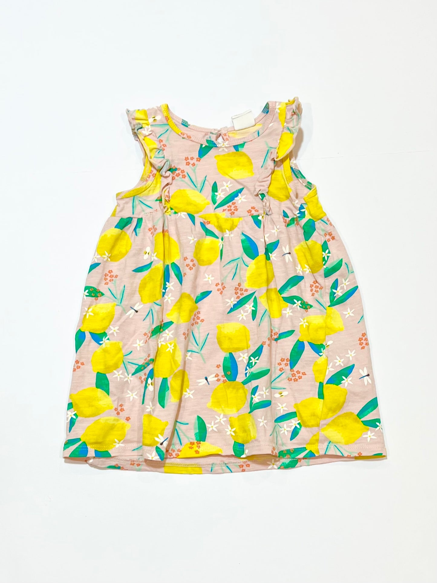 Lemons jersey dress - Size 9-12 months