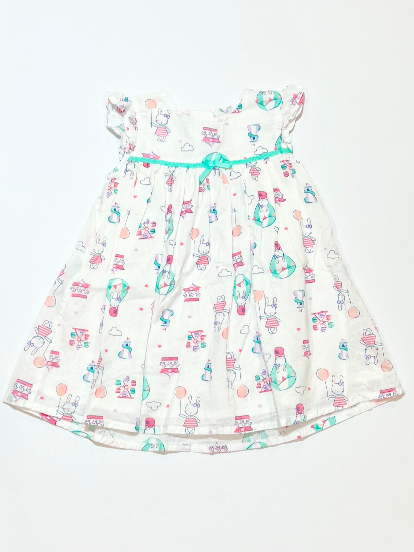 Fairground cotton dress - Size 9-12 months