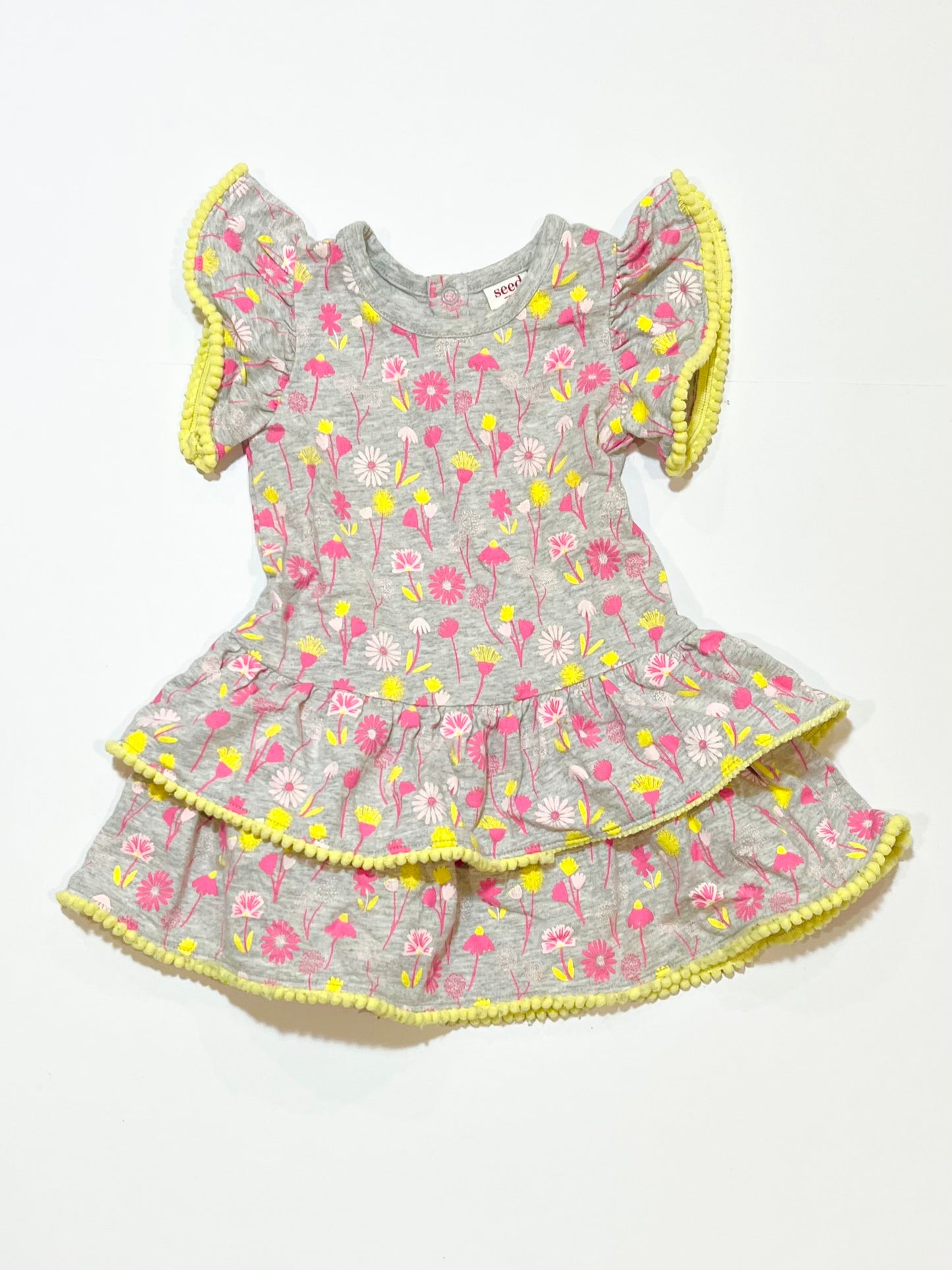 Floral jersey dress - Size 0