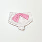 Pink bow nappy cover - Size 00
