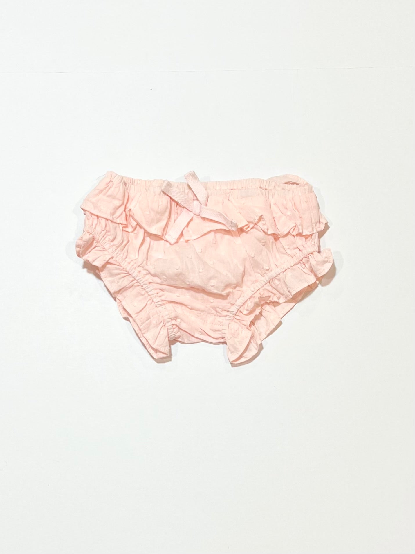 Pink ruffle bloomers - Size 00