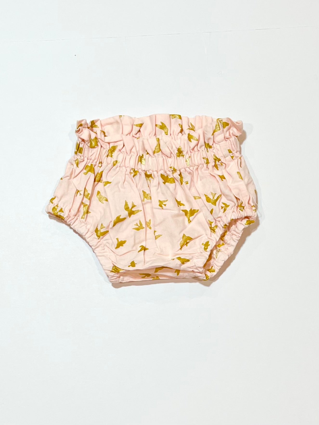 Gold bird bloomers - Size 00