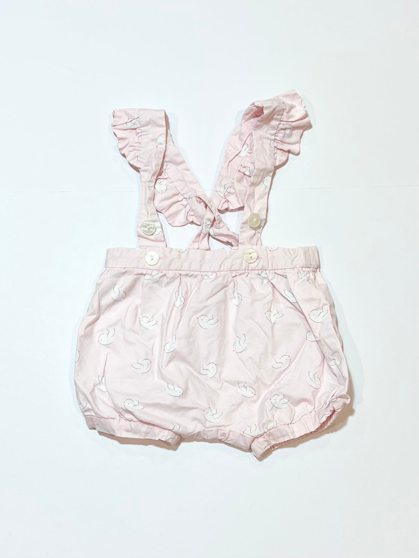 Pink suspender shorts - Size 00