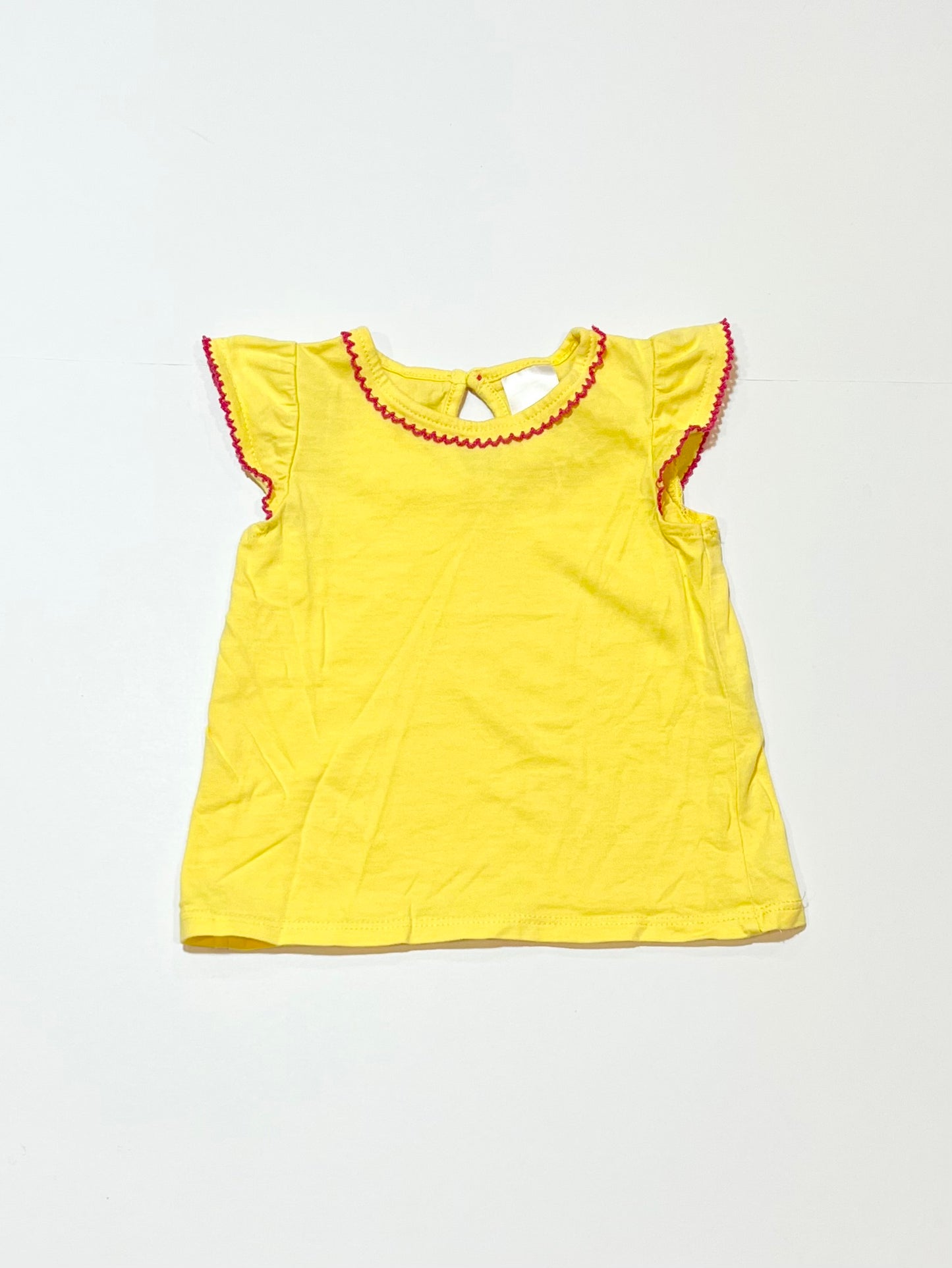 Yellow frill tank - Size 00