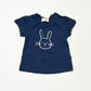 Navy bunny tee brand new - Size 00